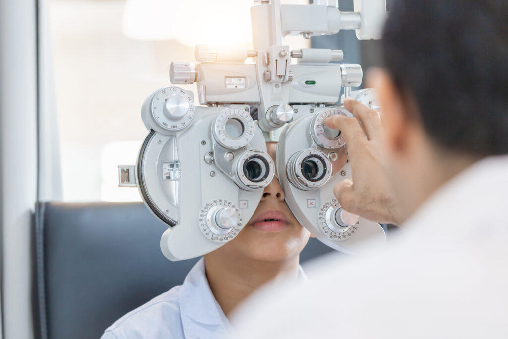 eye exam with vision insurance
