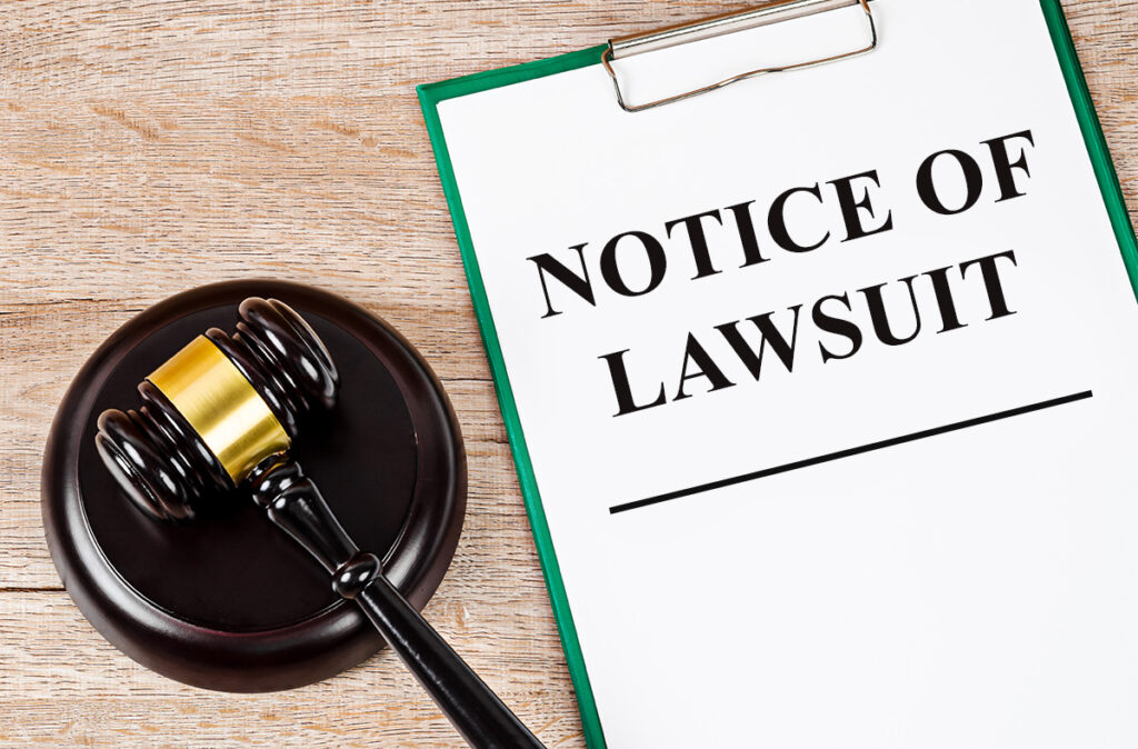 Notice of Lawsuit image from Istock credit Gam1983